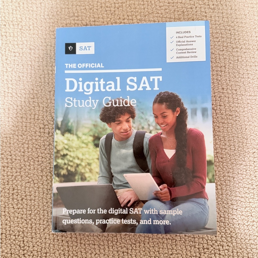 College Board Digital SAT Study Guide with Practice Questions - UNUSED, UNMARKED